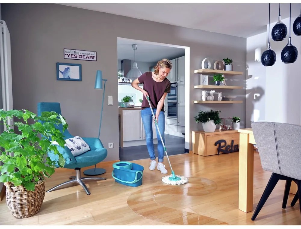 Rotačný mop s vedrom Rotation Disc Mop (EVO) – LEIFHEIT