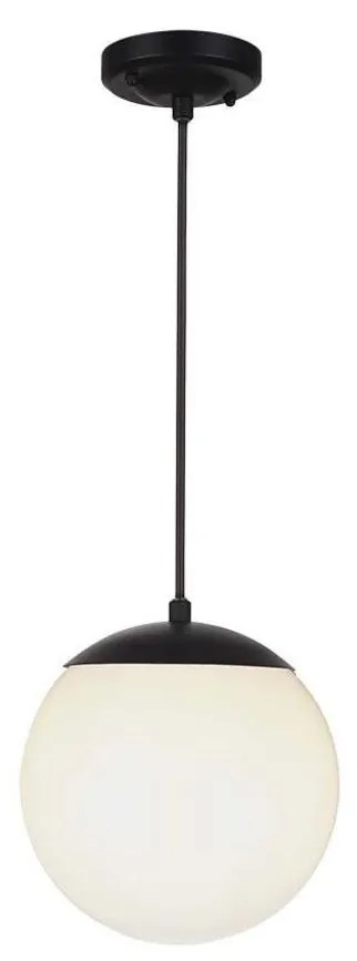 Vonkajší luster na lanku 1xE27/60W/230V IP44 čierna