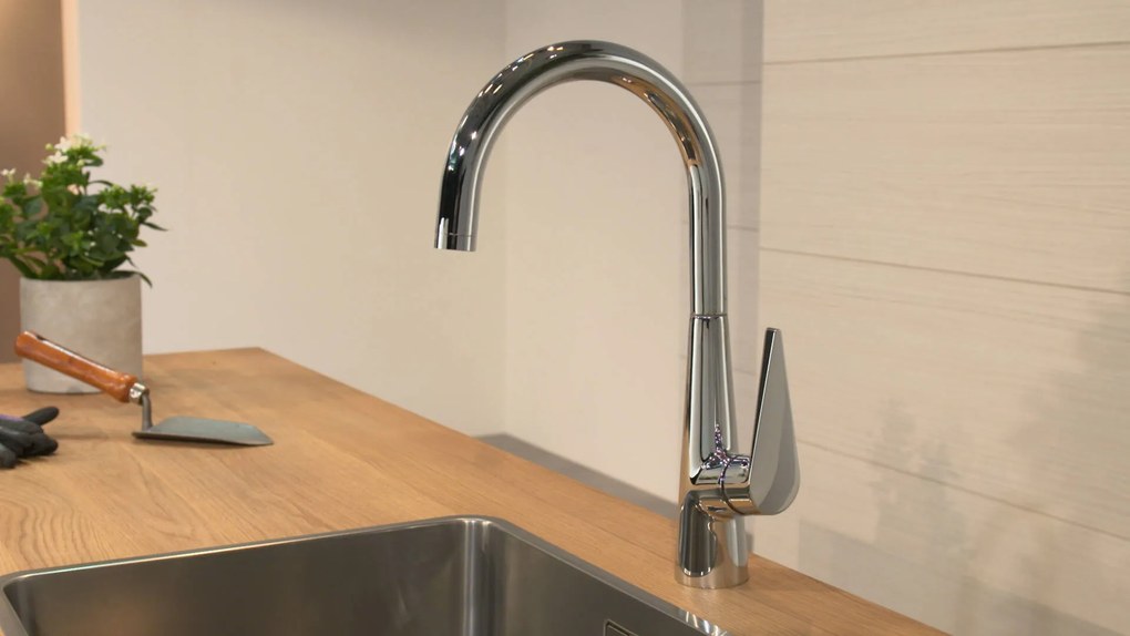 Hansgrohe Talis M51, páková drezová batéria 260 s otočným výtokom, chrómová, HAN-72810000