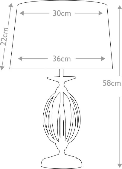 Elstead AG-TL-AGED-BRASS - Stolová lampa AEGEAN 1xE27/60W/230V bronzová