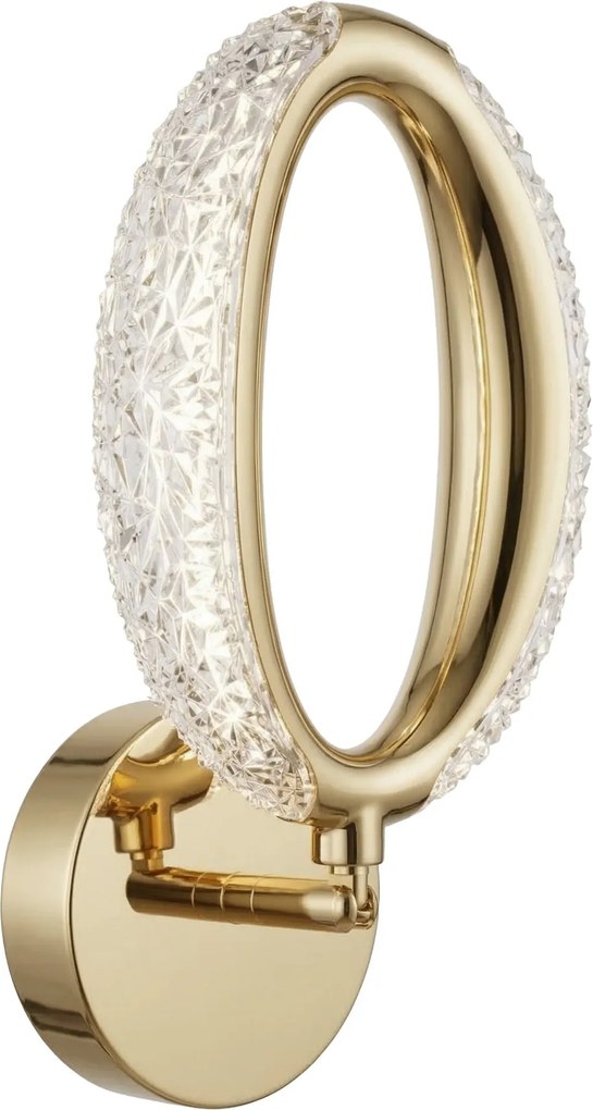 Toolight Rea, nástenné LED svietidlo 7W, 4000K, 500lm, G174-W, zlatá lesklá, OSW-07818