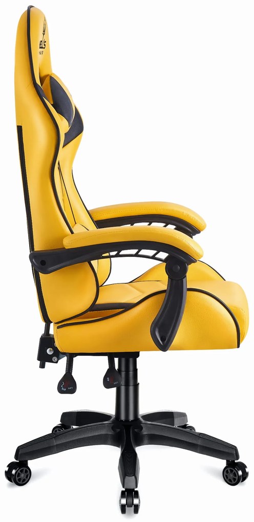 Hells Herné kreslo Hell's Chair HC-1007 Yellow Cyber