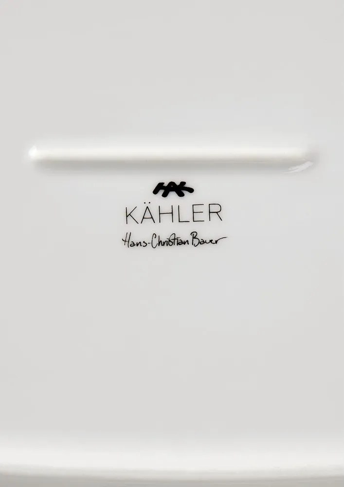 Porcelánová tácka 22,5x40 cm Hammershøi – Kähler Design