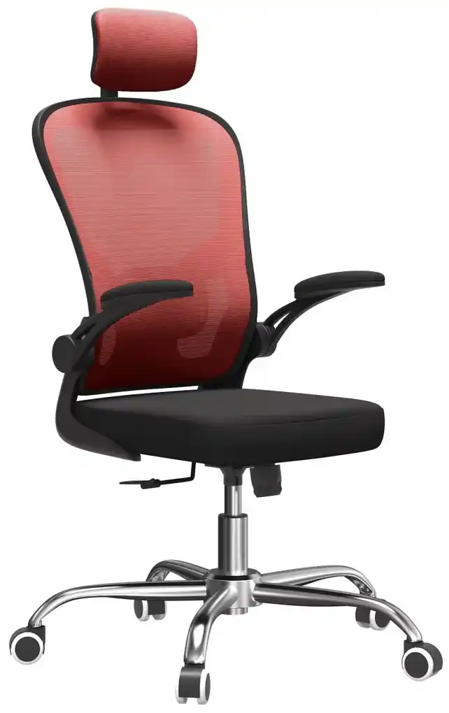 Kancelárska otočná stolička DORY - červená | BIANO
