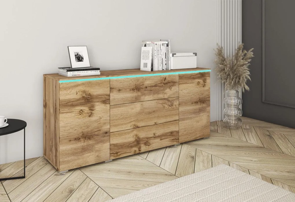 Komoda AMALIE - dub wotan / áno