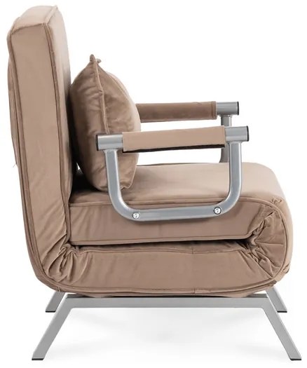 Kreslo pohovka rozkladacia PRATO bežová - vintino.sk