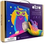 OKTO maľovanie samotvrdnúcou hmotou 30 x 30 cm Sova