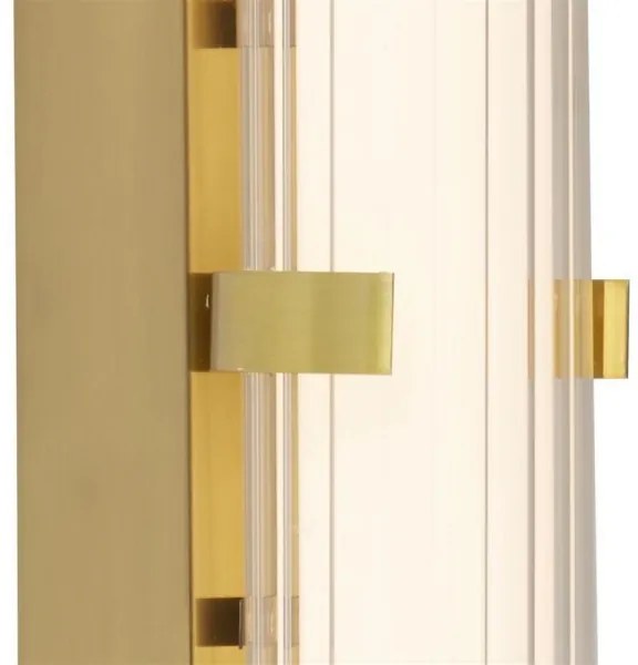 Searchlight 63125-1GO - LED Kúpeľňové svietidlo CLAMP LED/18W/230V IP44 zlatá