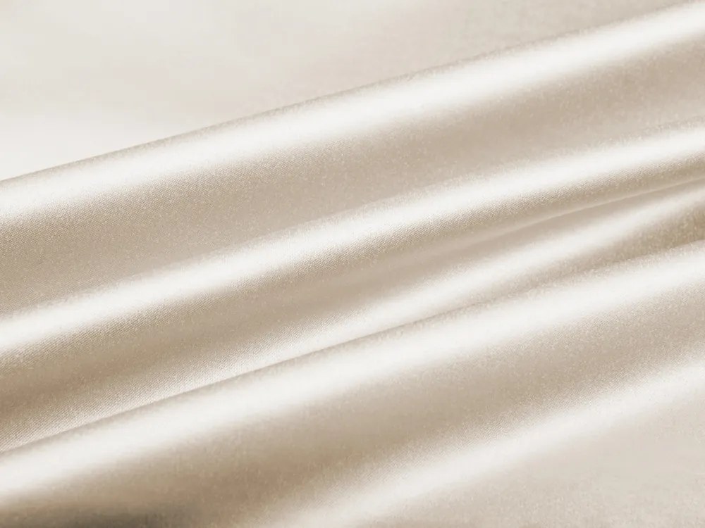 Biante Saténový záves LUX-032 Krémový 140x210 cm