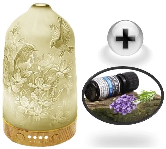 LED aroma difuzér ceramic lampa EDEN+