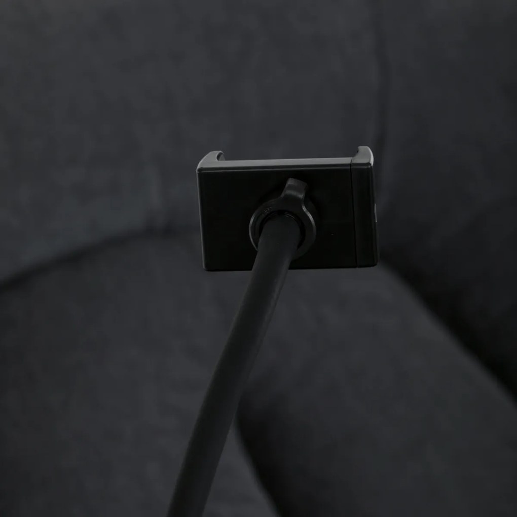 Elektrické polohovateľné kreslo s integrovanýmovládaním, sivé