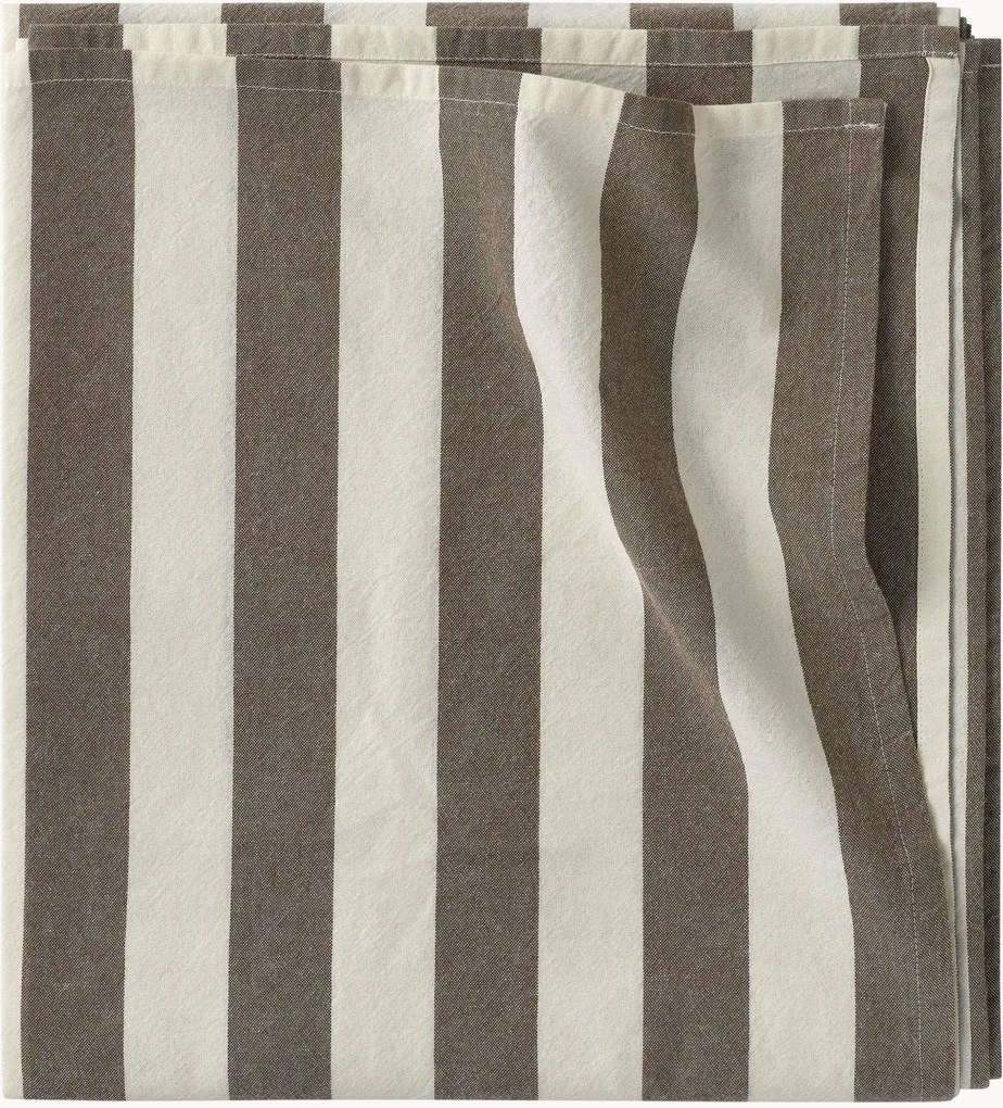 Pruhovaný bavlnený obrus Majken