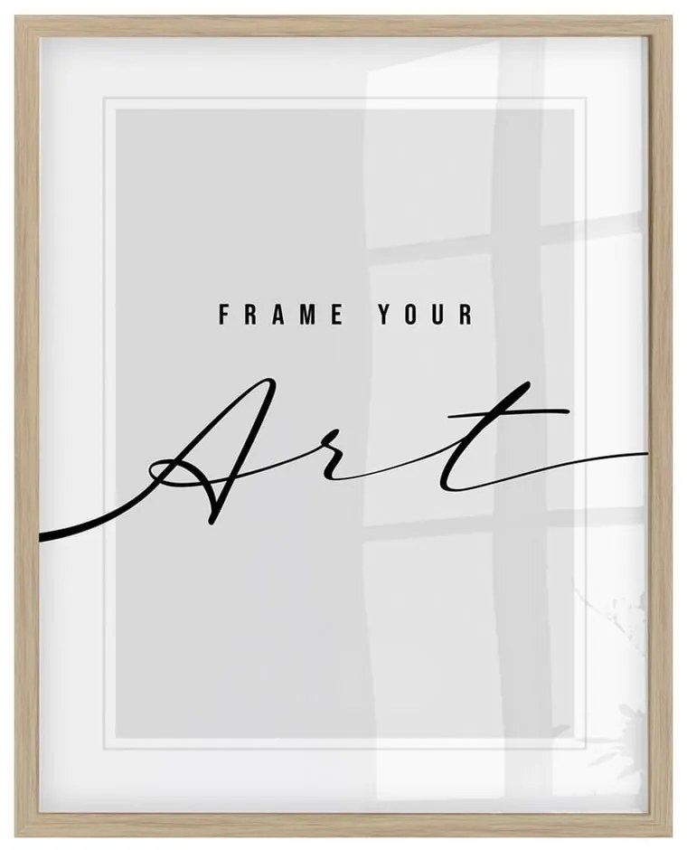 Stojací/na stenu rámček v prírodnej farbe 12x17 cm Beech – knor