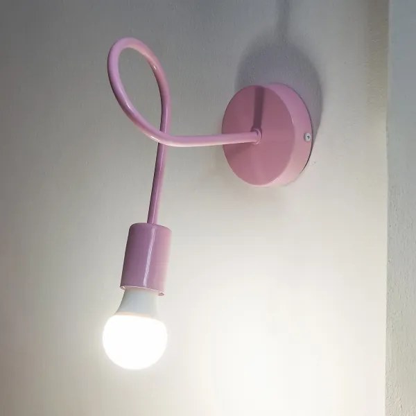 Nástenné svietidlo OXFORD 1xE27/15W/230V ružové