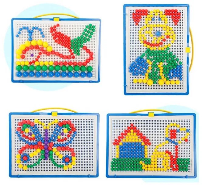 KIK Hubové kolíkové puzzle 296ks