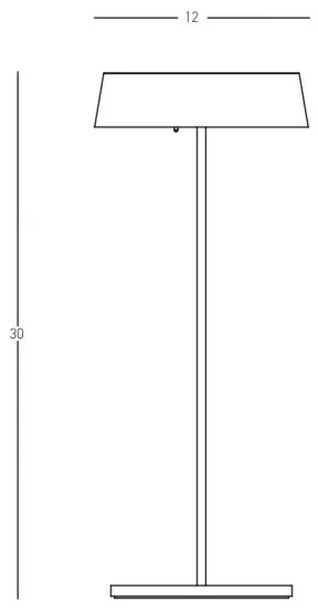 Zambelis E289 - LED Stmievateľná vonkajšia lampa LED/2,2W/3,7V 2200 mAh IP54 čierna
