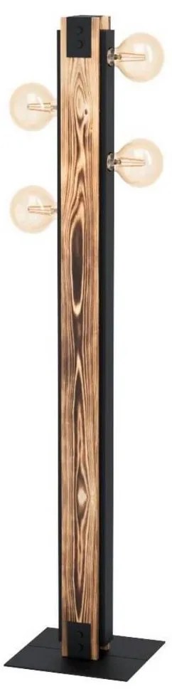 Eglo 43471 - Stojacia lampa LAYHAM 4xE27/60W/230V