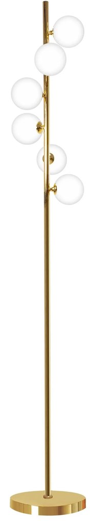 Stojacia lampa APP917-6F zlatá