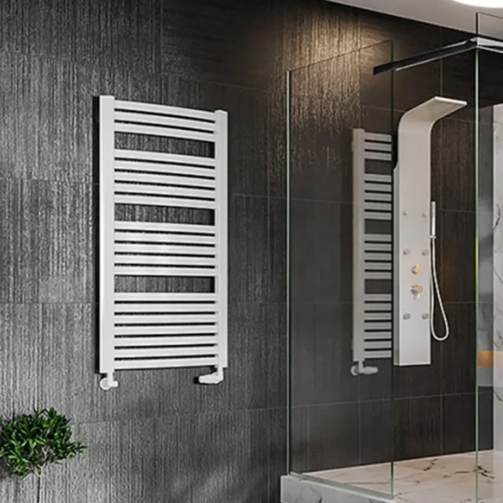 BPS-koupelny Kúpeľňový radiátor Zeven W 7060-11, pripojenie typ 11, 58x69,5 cm, biela RAL 9016