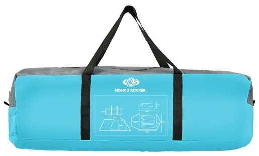 Turistický stan NILS Camp NC6013 Rocker - šedý