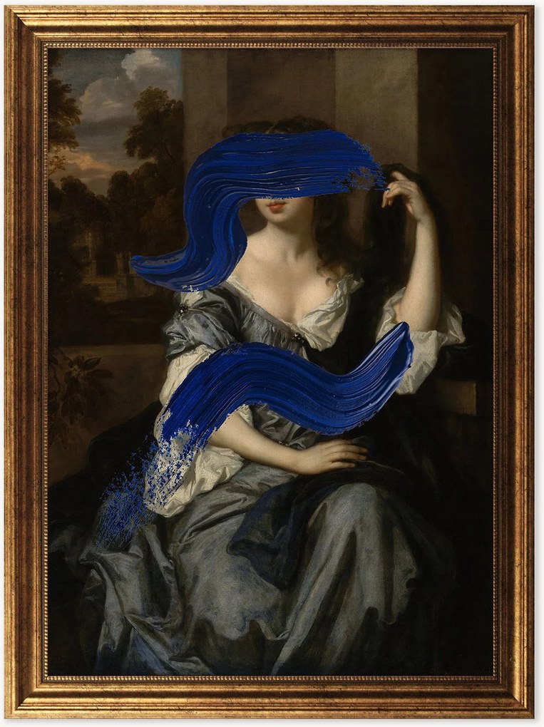 Nástenná dekorácia v ráme Lady In Paint III