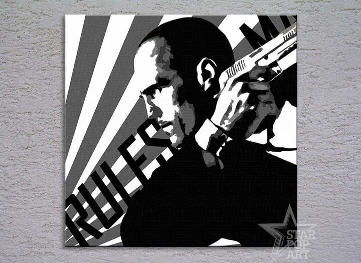 Ručne maľovaný POP Art obraz KURIÉR | rôzne rozmery