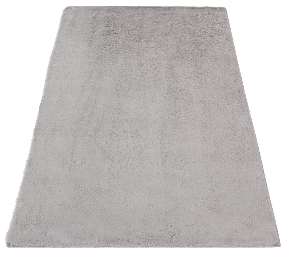 Dekorstudio Kožušinový koberec do kúpeľne TOPIA mats - sivý Rozmer koberca: 50x90cm