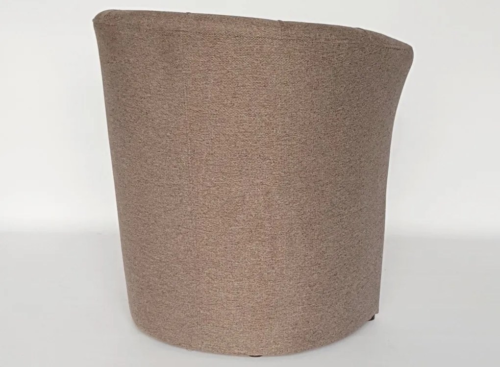 Kreslo Boston, hnedá látka