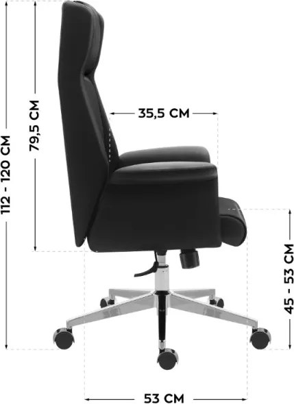 Kancelárska stolička Boss 5.6 čierna