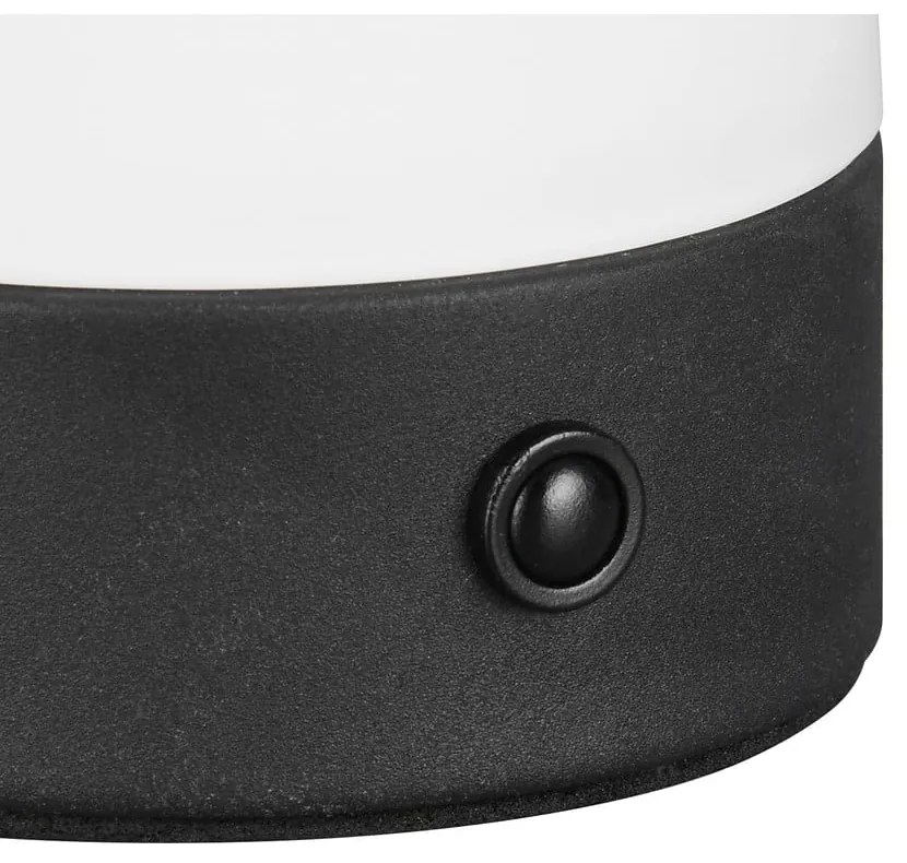 Matne biela LED stolová lampa so skleneným tienidlom (výška 18 cm) Dooley – Trio