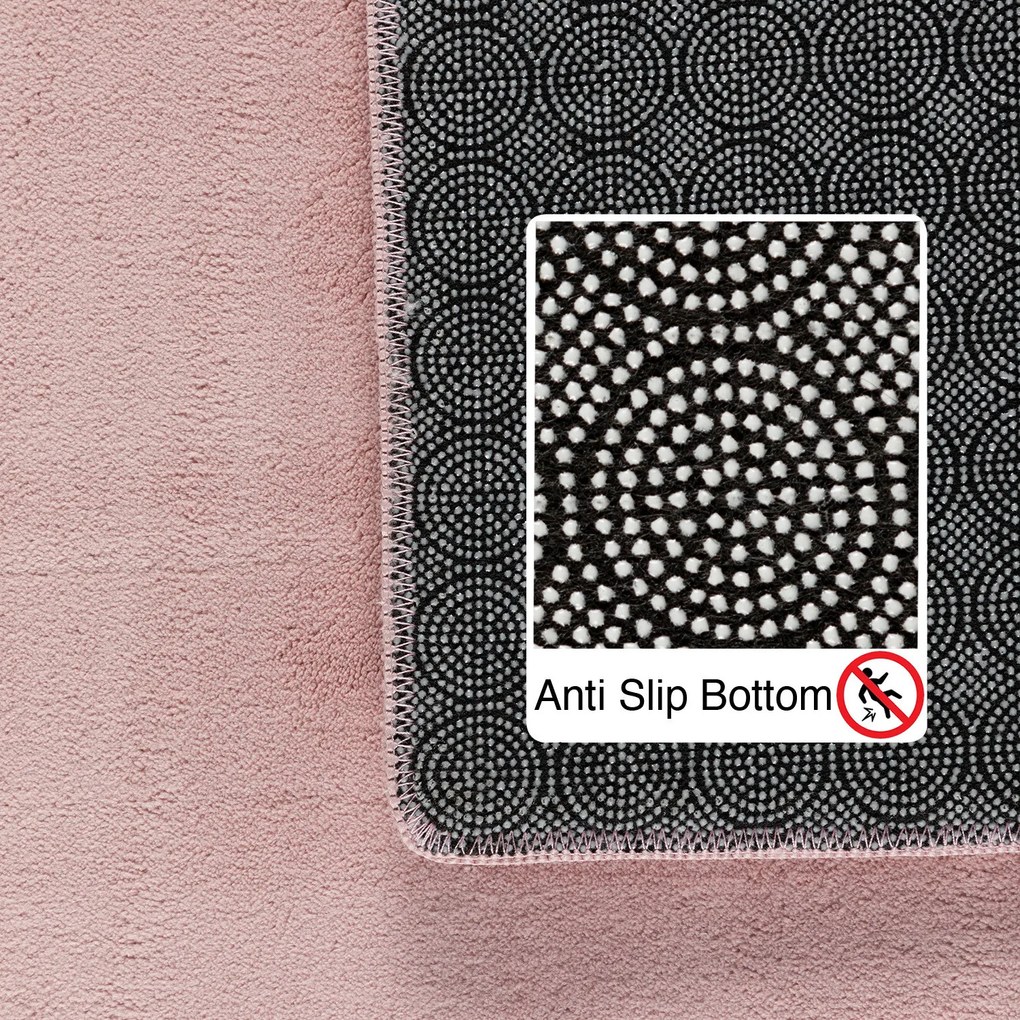 Kusový koberec Sky 5400 Rose, 80x150, ružová, obývacia izba, Ayyildiz