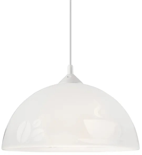 Luster na lanku 1xE27/60W/230V káva