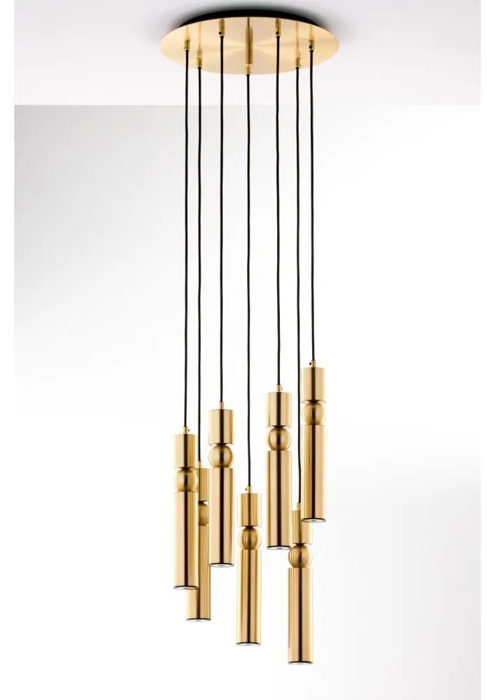 Jupiter 2021 - Luster na lanku ALAS 7xGU10/10W/230V zlatá