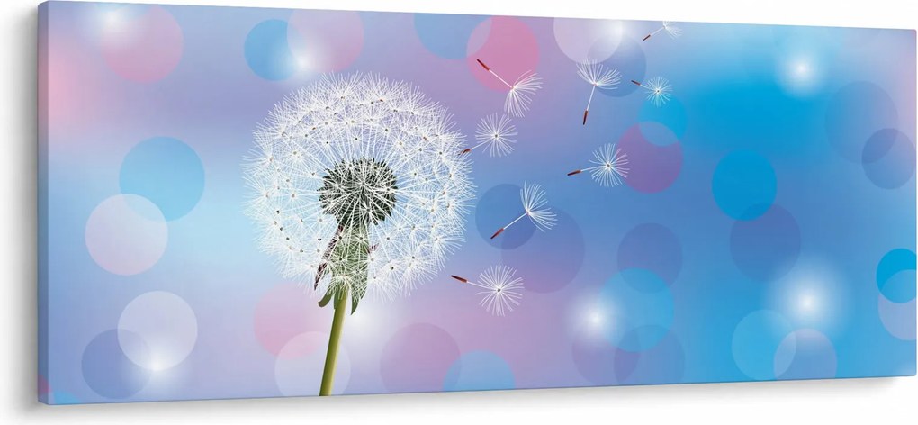 Obraz - Púpava vo vetre (120x50 cm)