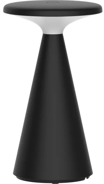 LED stmievateľná stolná lampa PAROS LED/1,8W/5V USB 1800 mAh IP44 čierna