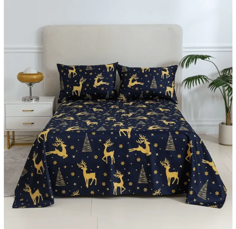 Plachta a obliečka na vankúš GOLDEN DEER Rozmer: 50 x 70 cm | 140 x 240 cm
