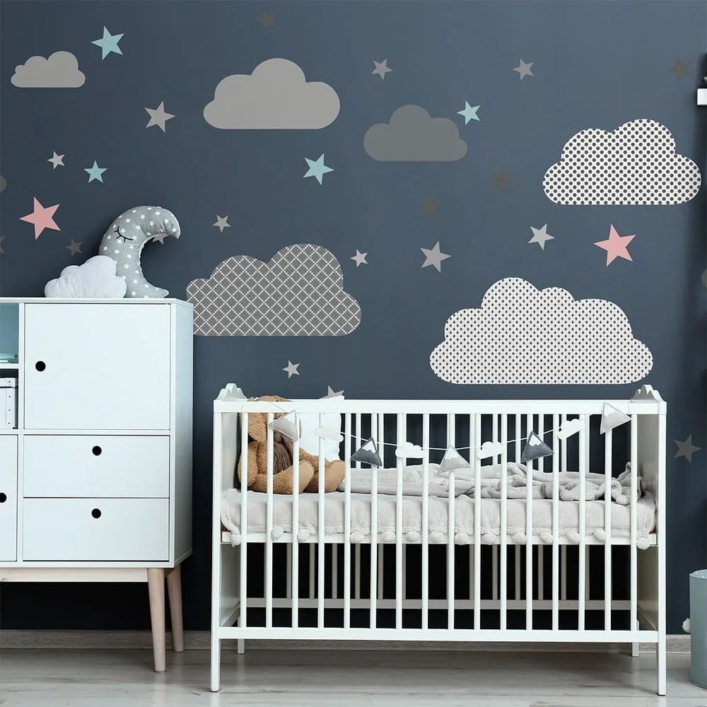 Nástenná samolepka Ambiance Scandinavian Clouds From The Far North