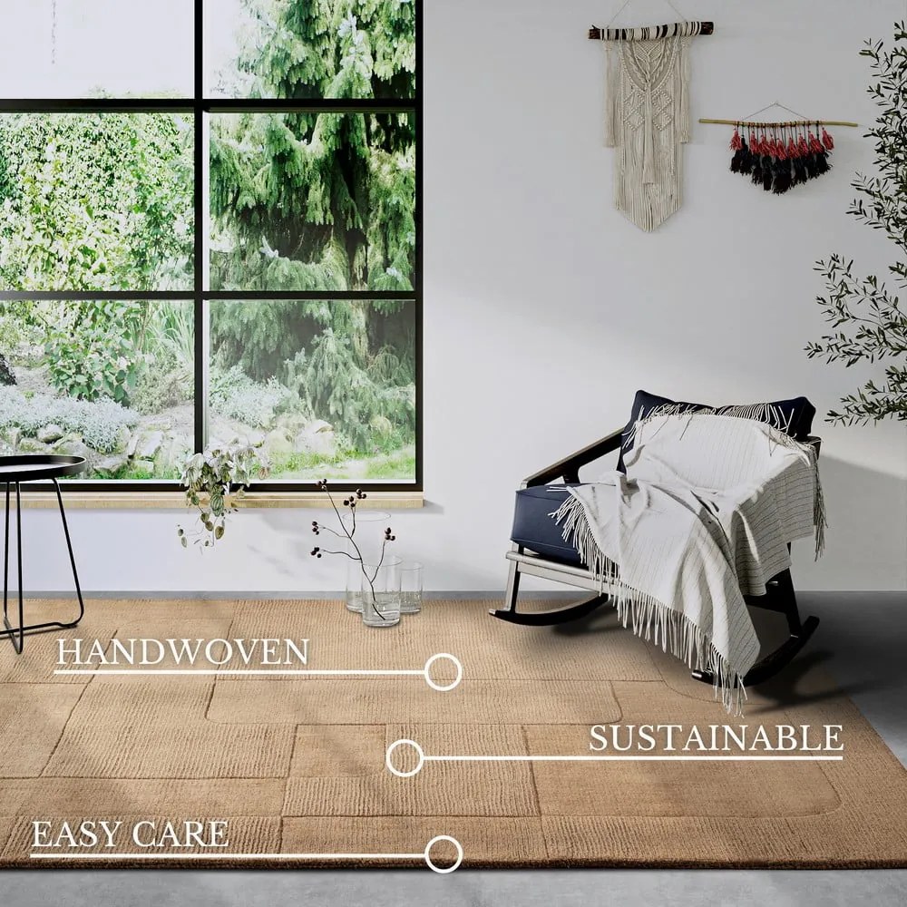 Béžový ručne tkaný vlnený koberec 160x230 cm Charlotte – Villeroy&amp;Boch