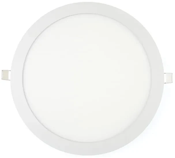 BERGE LED panel kruhový - 300x300x17mm vstavaný - 24W - 230V - 1900Lm - teplá biela