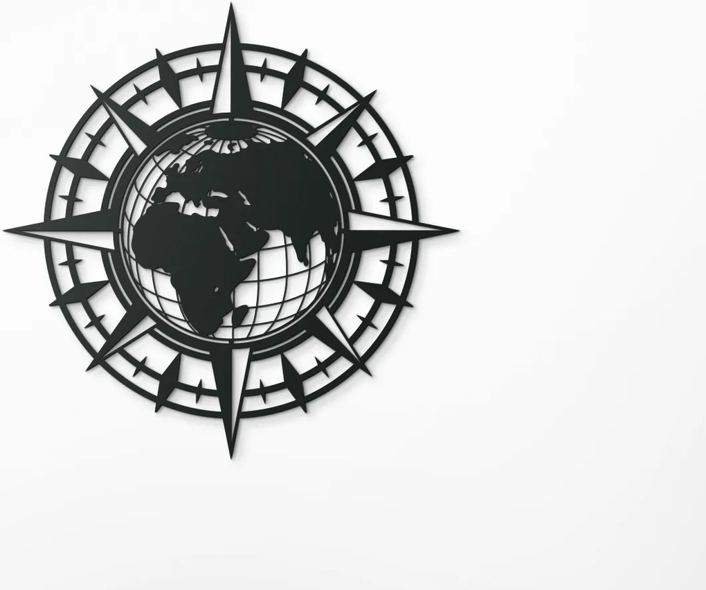 drevko Obraz Zemeguľa a Kompas