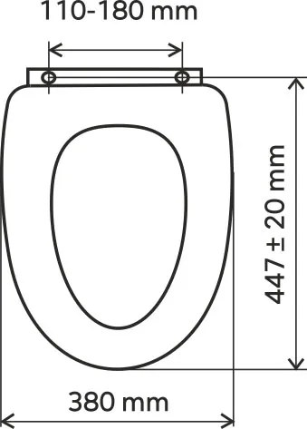 Novaservis - Sedátko dyhované MDF, WC/SOFTJASAN