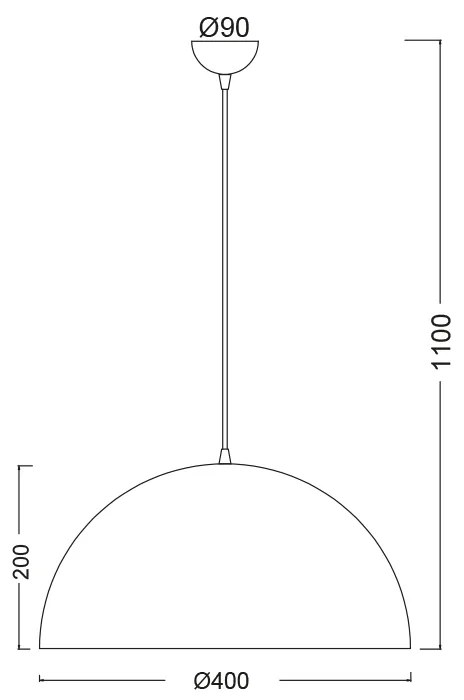 ACA DECOR Závesné stropné svietidlo MELINA max. 60W/E27/230V/IP20, krémové biele