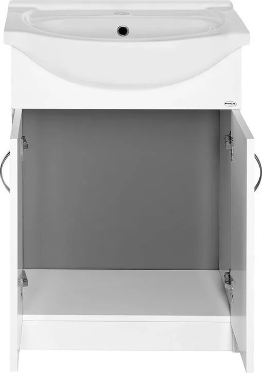 Aqualine SIMPLEX ECO 50 umývadlová skrinka vrátane umývadla 47x83, 5x29cm SIME500