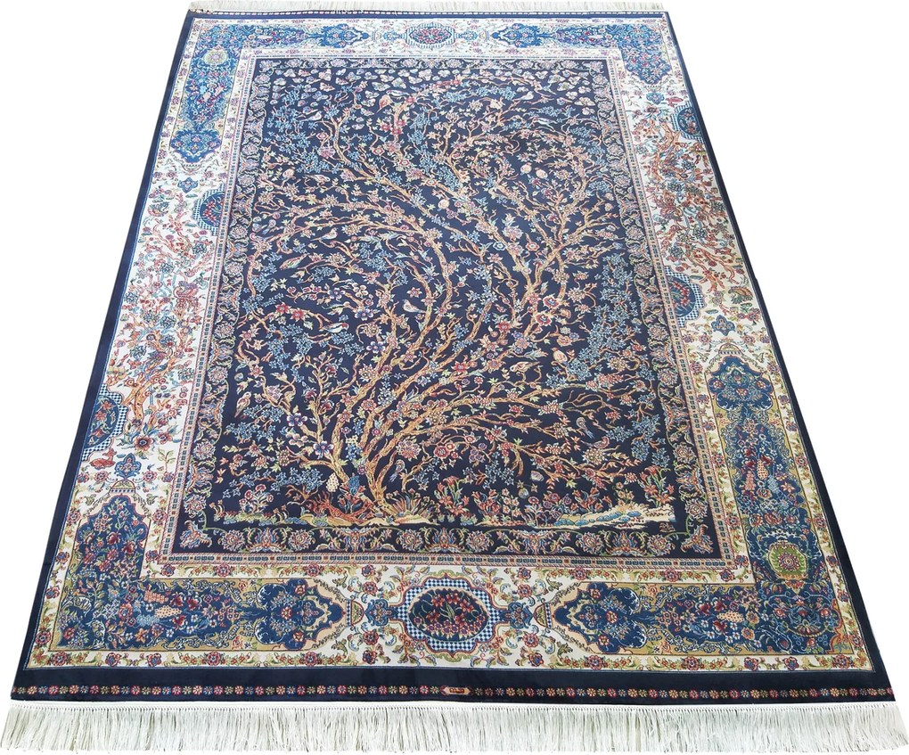 DY Exkluzívny koberec Qum Silk 11 Navy Rozmer: 200x300 cm