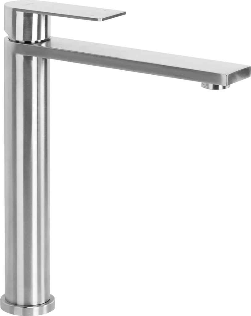 Rea Hunter, vysoká umývadlová batéria h-270 mm, brúsená oceľ, REA-B6681