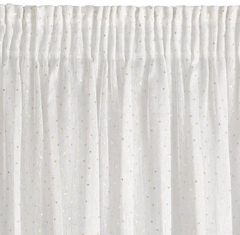 Biela záclona na páske SIBEL 300x150 cm