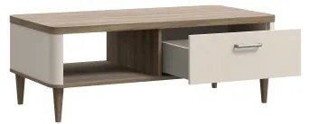 Konferenčný stolík NOR hnedá/béžová