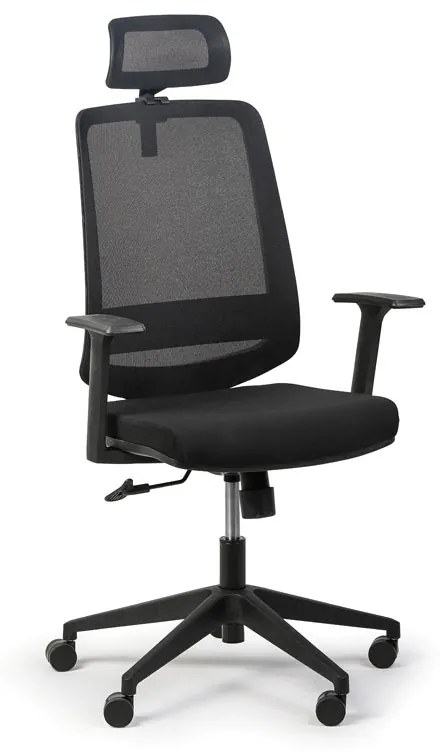 Kancelárska stolička RICH, čierna