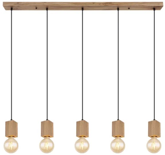 Globo 15655-5H - Luster na lanku ERNA 5xE27/60W/230V