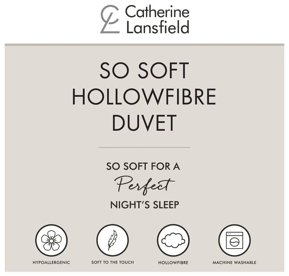 Zimná/celoročná prikrývka 200x200 cm So Soft Hollowfibre – Catherine Lansfield